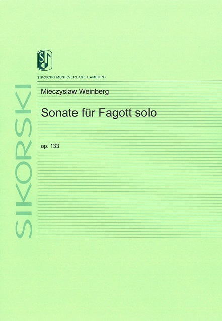 M. Weinberg(1919-96): Sonate op. 133<br>fr Fagott solo