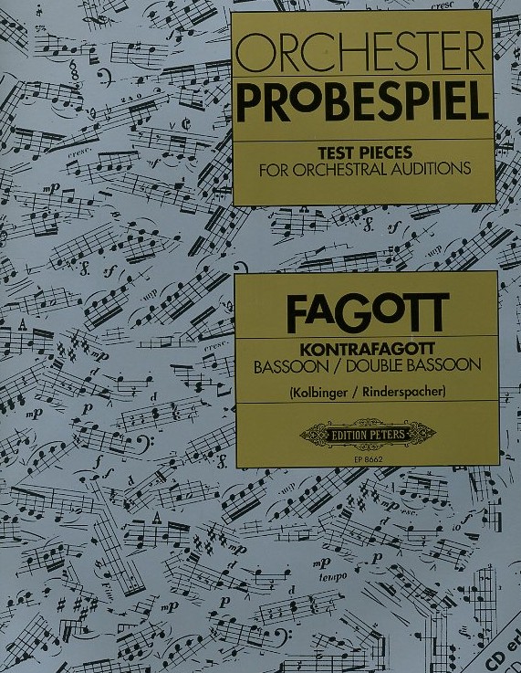 Orchesterprobespiel Fagott<br>nach Rinderspacher