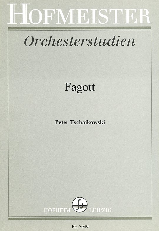 Orchesterstudien Tschaikowski Orchester-<br>stellen für Fagott (Angerhöfer)