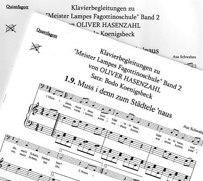 O. Hasenzahl: Meister Lampes<br>Fagottino Schule - Kl.begleitung Bd.2