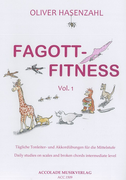 O. Hasenzahl: Fagott-Fitness Vol.1<br>Tonleiter- und Akkordübungen Mittelstufe