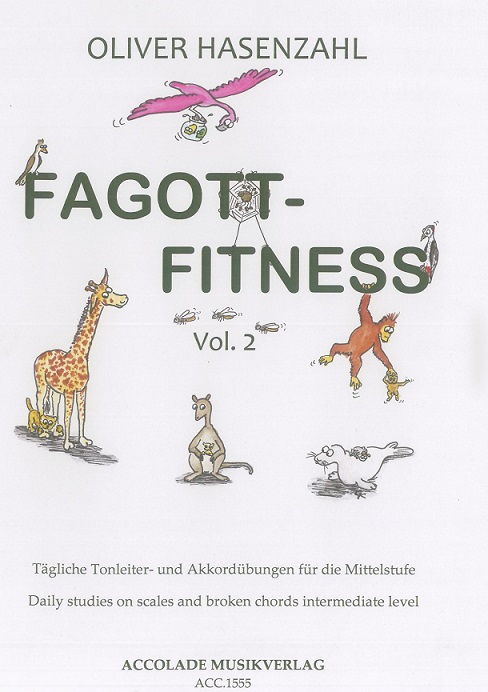 O. Hasenzahl: Fagott-Fitness Vol.2<br>Tonleiter- und Akkordübungen Mittelstufe