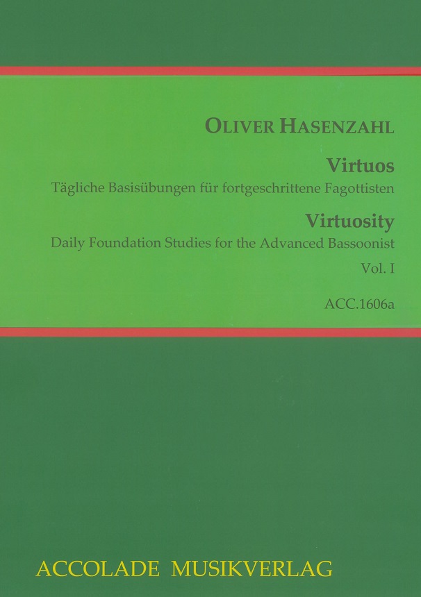 O. Hasenzahl: Tägliche Basisübungen<br>für fortgeschrittene Fagottisten - Bd.1