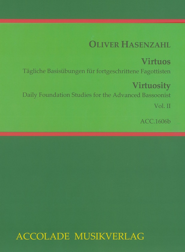 O. Hasenzahl: Tägliche Basisübungen<br>für fortgeschrittene Fagottisten - Bd.2
