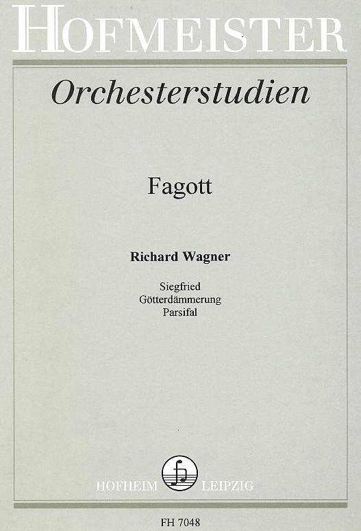 Orchesterstudien Wagner (Siegfried -<br>Gtterdmmerung - Parsifal) Fagott