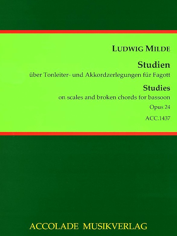 Milde: 25 Studien ber Tonleiter-<br>+ Akkordzerlegungen op. 24 / Accolade