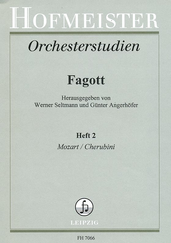 Orchesterstudien für Fagott<br>Mozart/Cherubini - W. Seltmann (2)