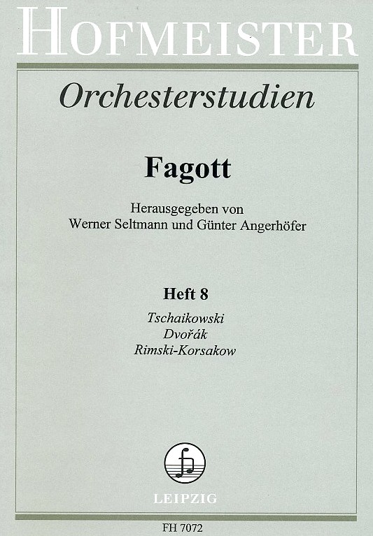 Orchesterstudien fr Fagott -<br>Tschaikowski/Dvorak/Rimski-Kors (8)