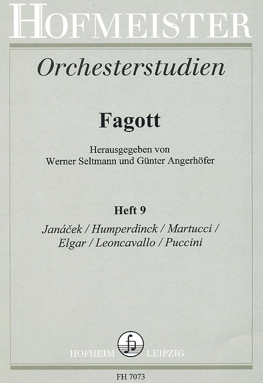 Orchesterstudien für Fagott -<br>Janacek/Humper/Martucci/Elgar (9)