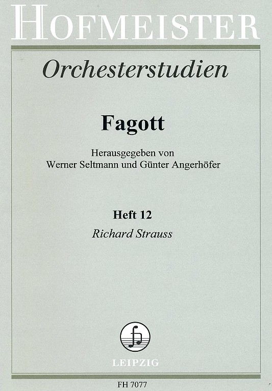Orchesterstudien für Fagott -<br>Richard Strauß - Opern (12)