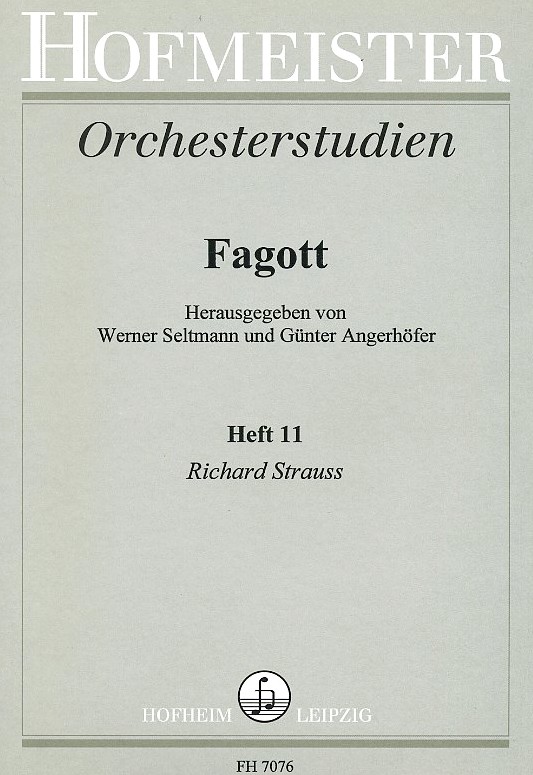 Orchesterstudien für Fagott -<br>R. Strauss - W. Seltmann (11)