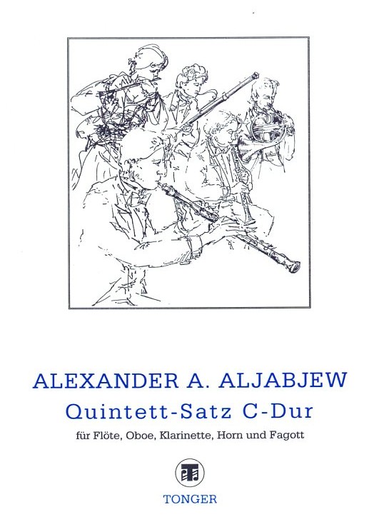 A.A. Aljabjew(1787-1851): Quintettsatz<br>C-Dur für Holzbläserquintett - St. + P.