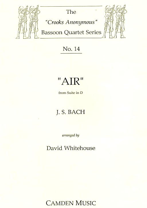 J.S. Bach: &acute;Air&acute; aus der Suite in D<br>- gesetzt für 4 Fagotte