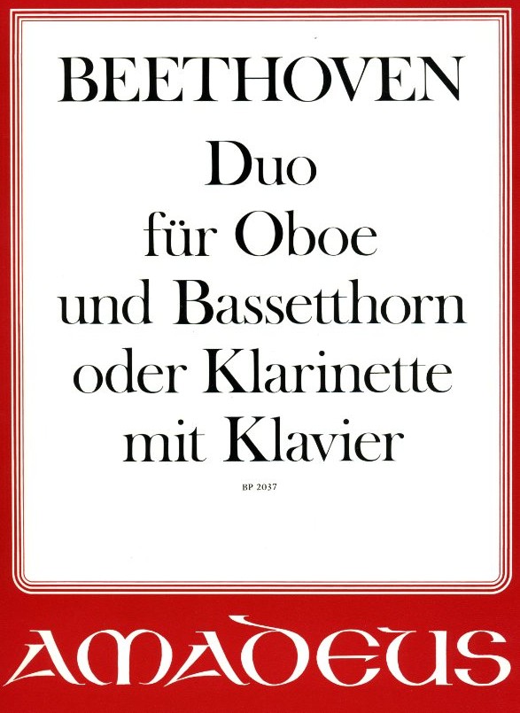 Beethoven: Duo für Oboe, Bassetthorn<br>+ Klavier op. 43/14