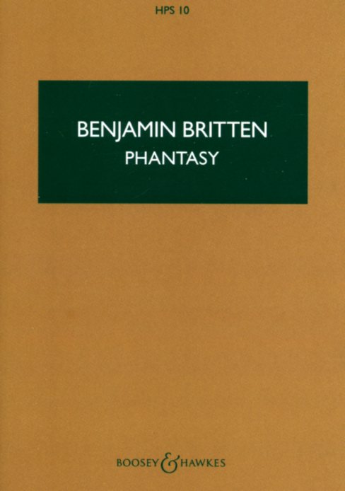 B. Britten: Phantasy Quartet for Oboe<br>and Strings - Partitur
