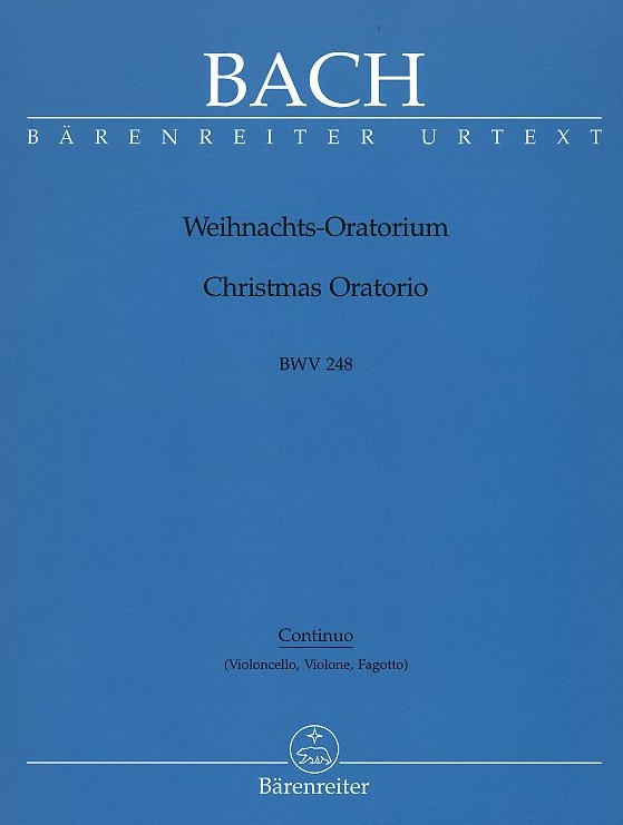 J.S. Bach: Weihnachts-Oratorium BWV 248<br>Fagott - Bärenreiter