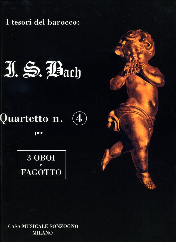 J.S. Bach: Quartett no.4 /aus &acute;Opera Omn<br>gesetzt für 3 Oboen + Fagott