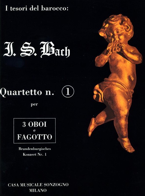 J.S. Bach: Brandenburg. Konzert No. 1<br>gesetzt für 3 Oboen + Fagott
