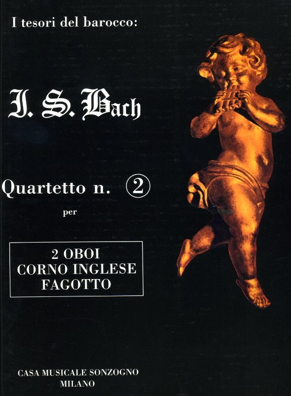 J.S. Bach: Quartett No. 2<br>gesetzt für 2 Oboen, Engh. Horn + Fagott