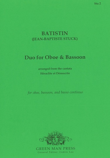 J.B. Stuck (Batistin):<br>Duo for oboe + bassoon + BC