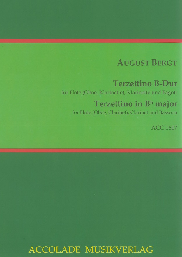 A. Bergt: Terzetto B-Dur für<br>Oboe (Fl/Klar), Klarinette + Fagott
