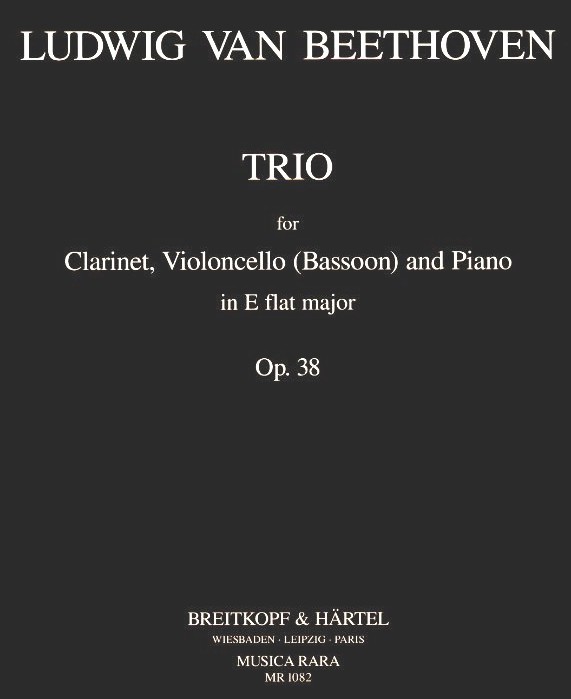 Beethoven: Trio op. 38 für Klarinette,<br>Fagott + Klavier / Breitkopf