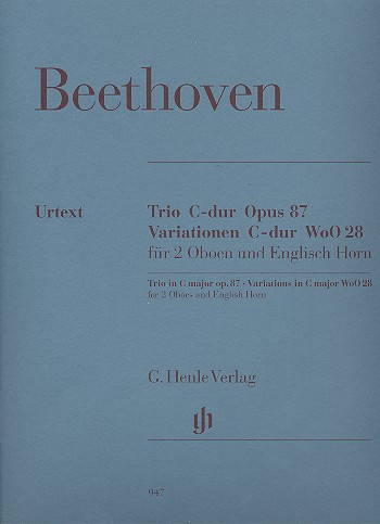Beethoven: 2 Trios /op. 87 + Vartiatione<br>über Reich mir ... / 2 Oboen + Engl. Hor