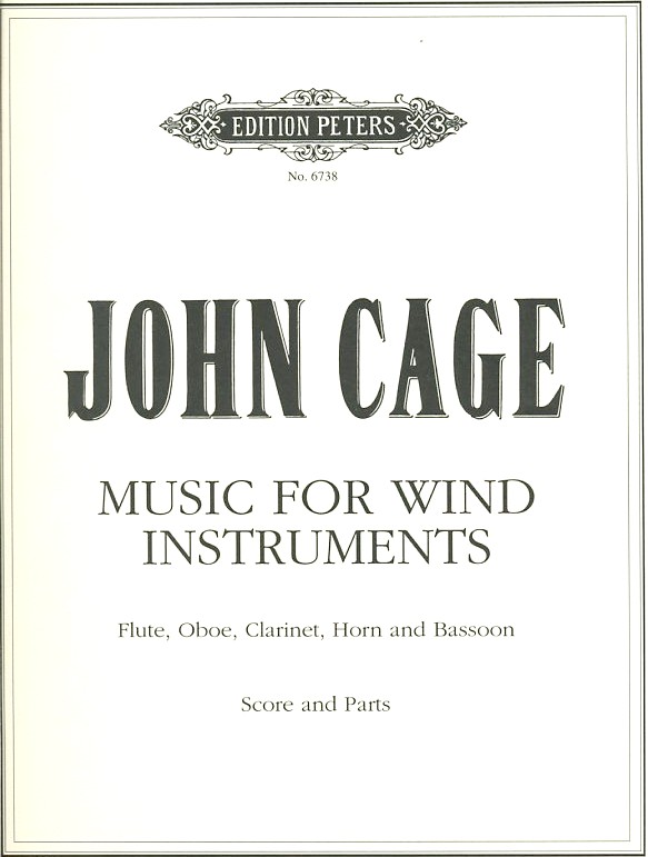 J. Cage: Music for woodwinds (1938)<br>Stimmen + Partitur