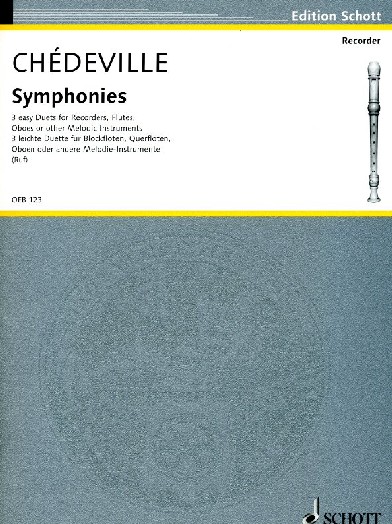 E.Ph. Chedeville: Simphonies<br>3 leichte Duette Bfl o. Oboe