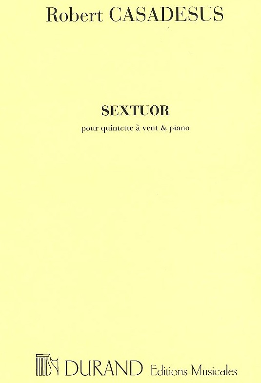 R. Casadeus(1899-1972): Sextett op. 58<br>Holzbläserquintett+Klavier /Stimmen+Part