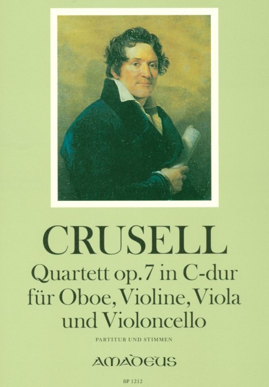 B.H. Crusell: Quartett C-Dur (nach op.7)<br>fr Oboe + Streichtrio - Part + Stimm