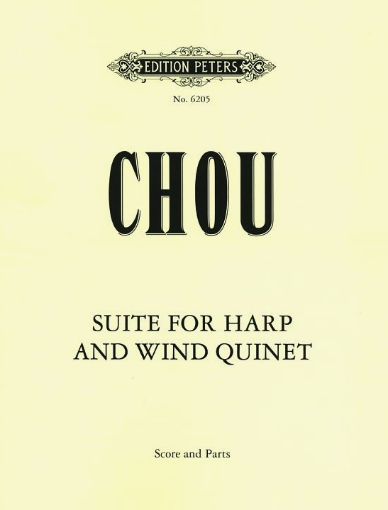 Wen-Chung Chou: Suite für Harfe +<br>Bläserquintett - Partitur + Stimmen