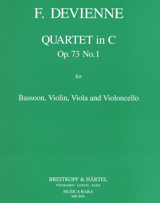 F. Devienne: Quartett op. 73/1 C-Dur<br>für Fagott + Streichtrio