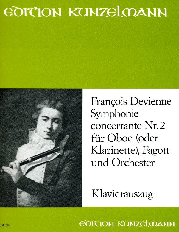 F. Devienne: Sinfonie Concertante N° 2<br>für Oboe, Fagott - Orchester - KA