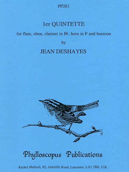 J. Deshayes(1750-1815): Quintett No. 1<br>fr Holzblserquintett - Stimmen + Part.