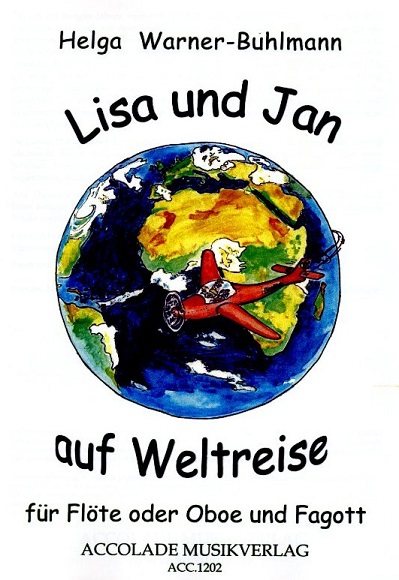 H. Warner-Buhlmann(*1961): Lisa + Jan<br>auf Weltreise - fr Oboe + Fagott