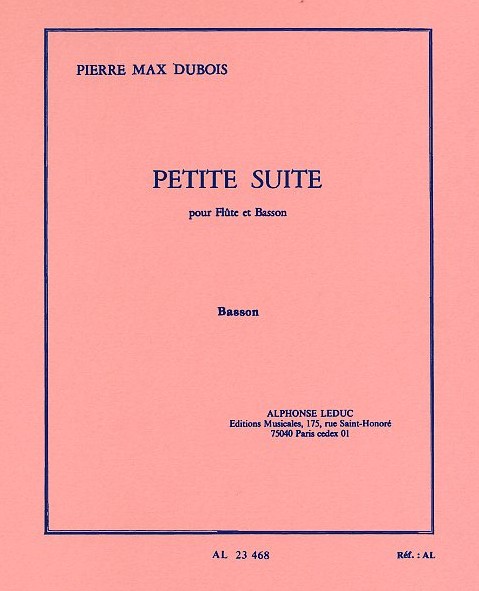 P.M. Dubois: Petite Suite no. 6 für<br>Flöte + Fagott