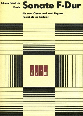 J.F. Fasch: Sonate in F-Dur fr<br>2 Oboen + 2 Fagotte