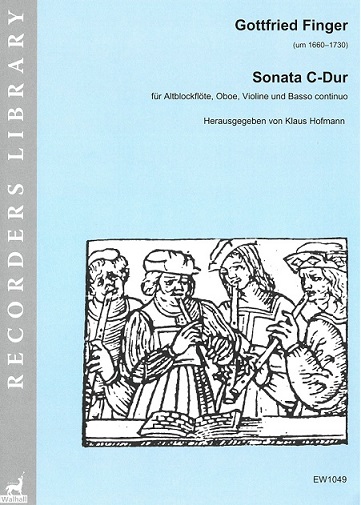 G. Finger: Sonata C-Dur fr<br>Oboe, Ablfl. Violine +BC