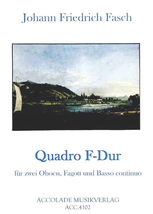 J. Fasch: Quadro F-Dur WV N:F2<br>für 2 Oboen, Fagott + BC