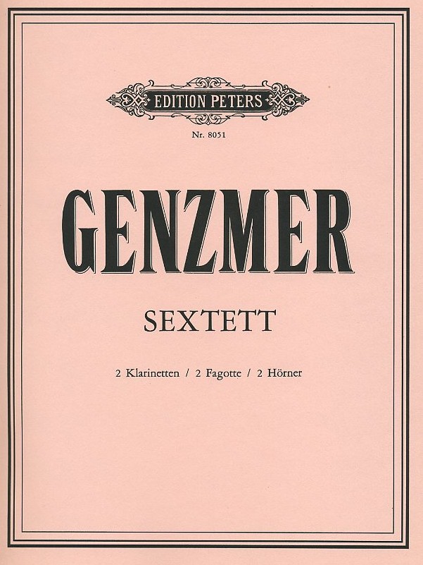 H. Genzmer: Sextett fr 2 Klar/2 Hrn<br>2 Fag.