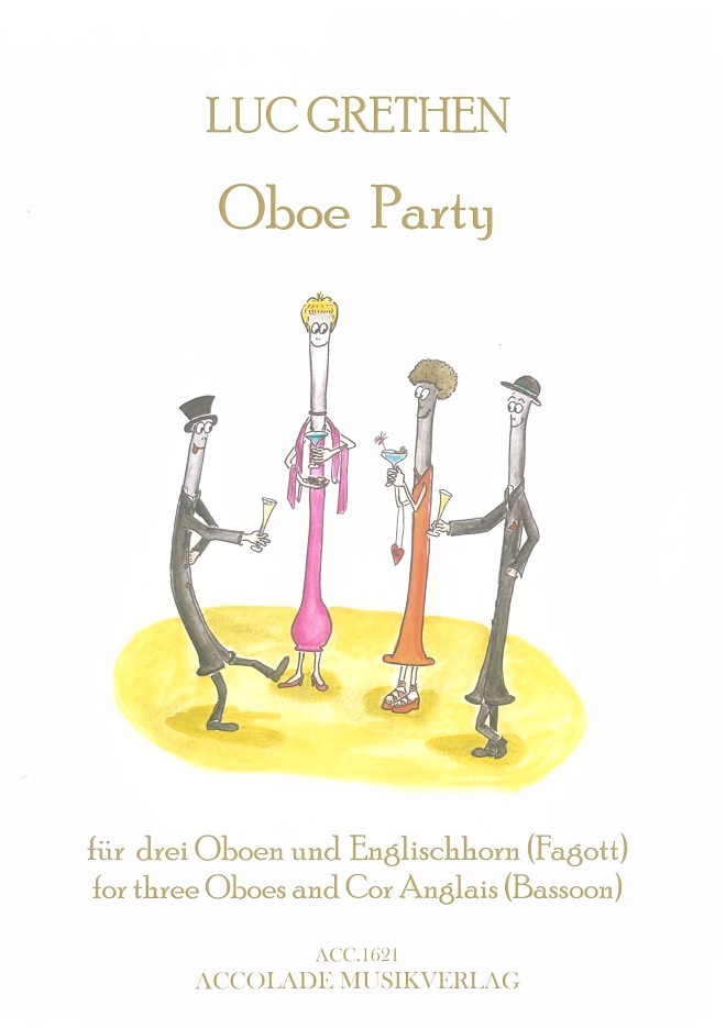 L. Grethen(*1964): Oboe Party<br>fr 3 Oboen + Engl. Horn (Fagott)
