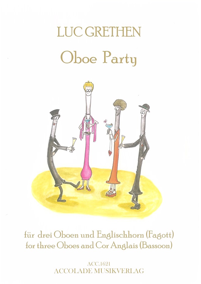 L. Grethen(*1964): Oboe Party<br>fr 3 Oboen + Engl. Horn (Fagott)