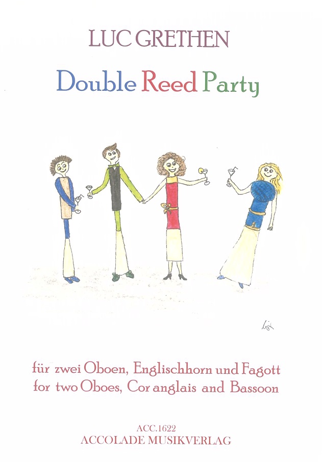 L. Grethen(*1964): Double Reed Party<br>für 2 Oboen, Engl. Horn + Fagott
