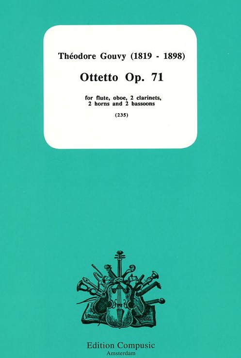 Gouvy: Oktett op. 71<br>Stimmen + Part.