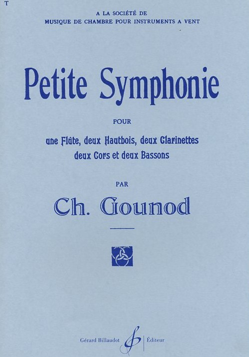 Ch. Gounod: &acute;Petit Symphonie&acute;  für<br>Flöte + Holzbläseroktett / Partitur
