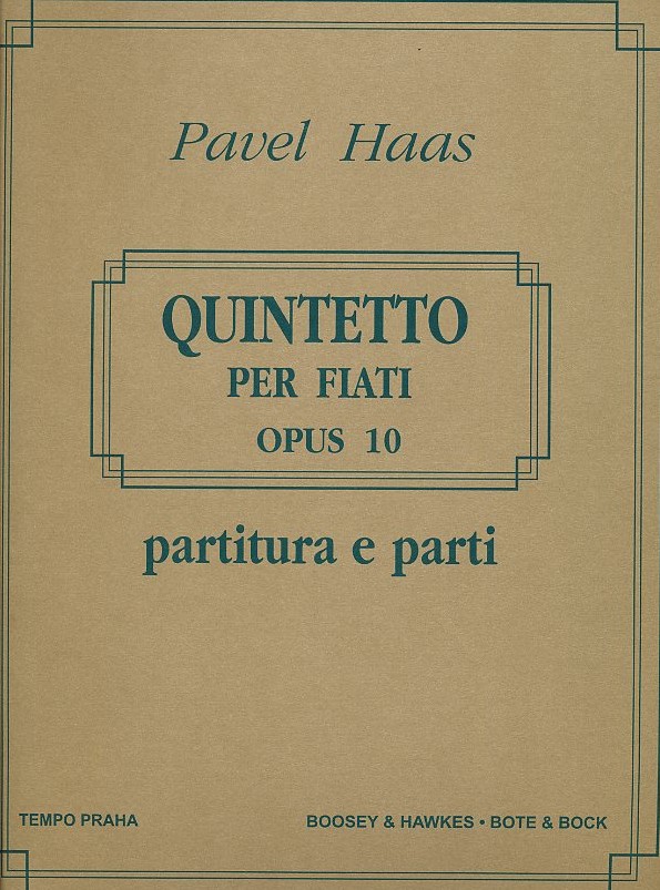 P. Haas: Quintett op. 10 für Holzbläser<br>Stimmen + Partitur