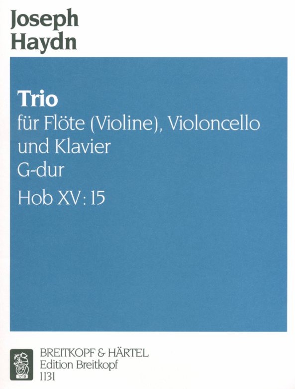 J. Haydn: Klaviertrio G-Dur Hob XV:15<br>für Flöte, Vc (Fagott) + Klavier
