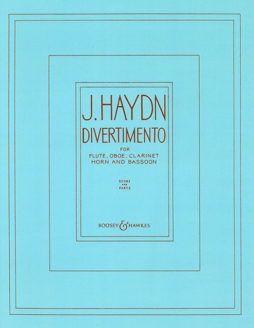 J. Haydn: Divertimento No. 1 B-Dur<br>für Holzblasquintett / Boosey&Hawkes