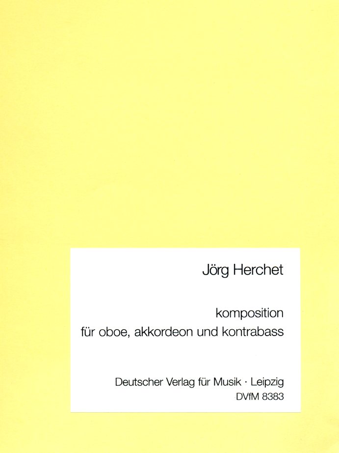 J. Herchet: Trio für Oboe, Akkordeon<br>+ Kontrabass